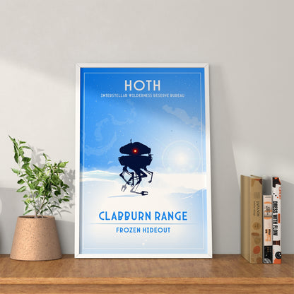 Hoth. Frozen Hideout (Interstellar Wilderness Reserve Bureau Series) Poster