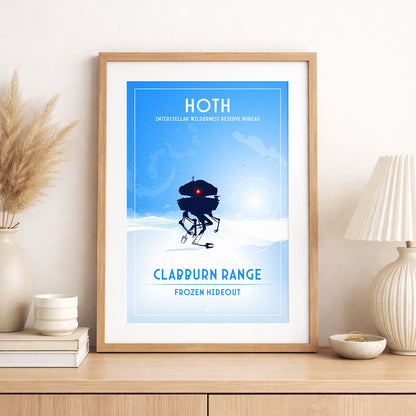 Hoth. Frozen Hideout (Interstellar Wilderness Reserve Bureau Series) Poster
