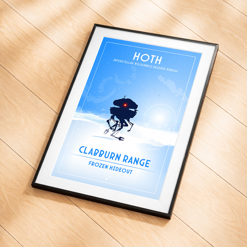 Hoth. Frozen Hideout (Interstellar Wilderness Reserve Bureau Series) Poster