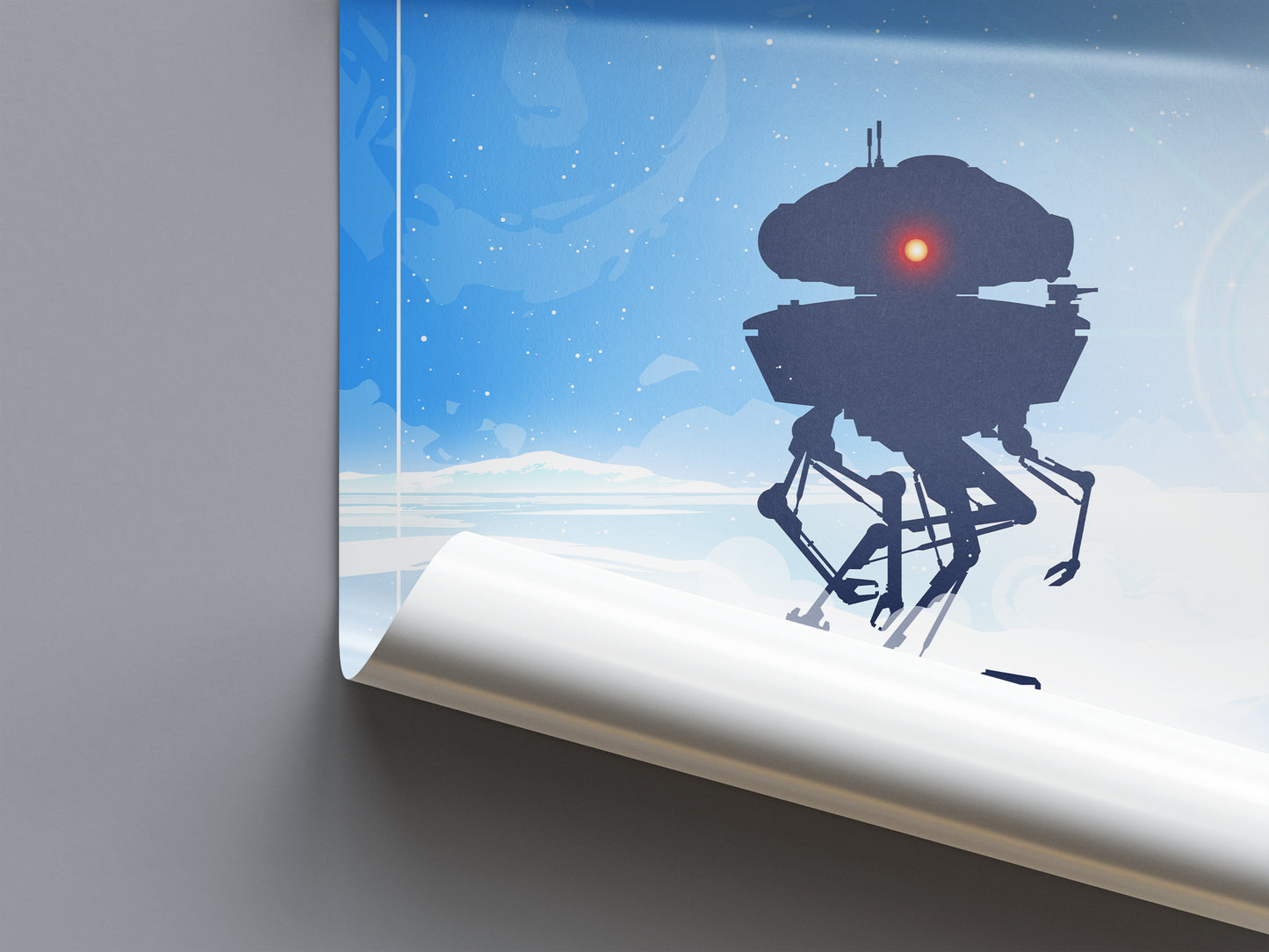 Hoth. Frozen Hideout (Interstellar Wilderness Reserve Bureau Series) Poster