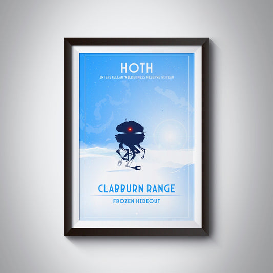 Hoth. Frozen Hideout (Intestellar Wilderness Reserve Bureau Series) Poster