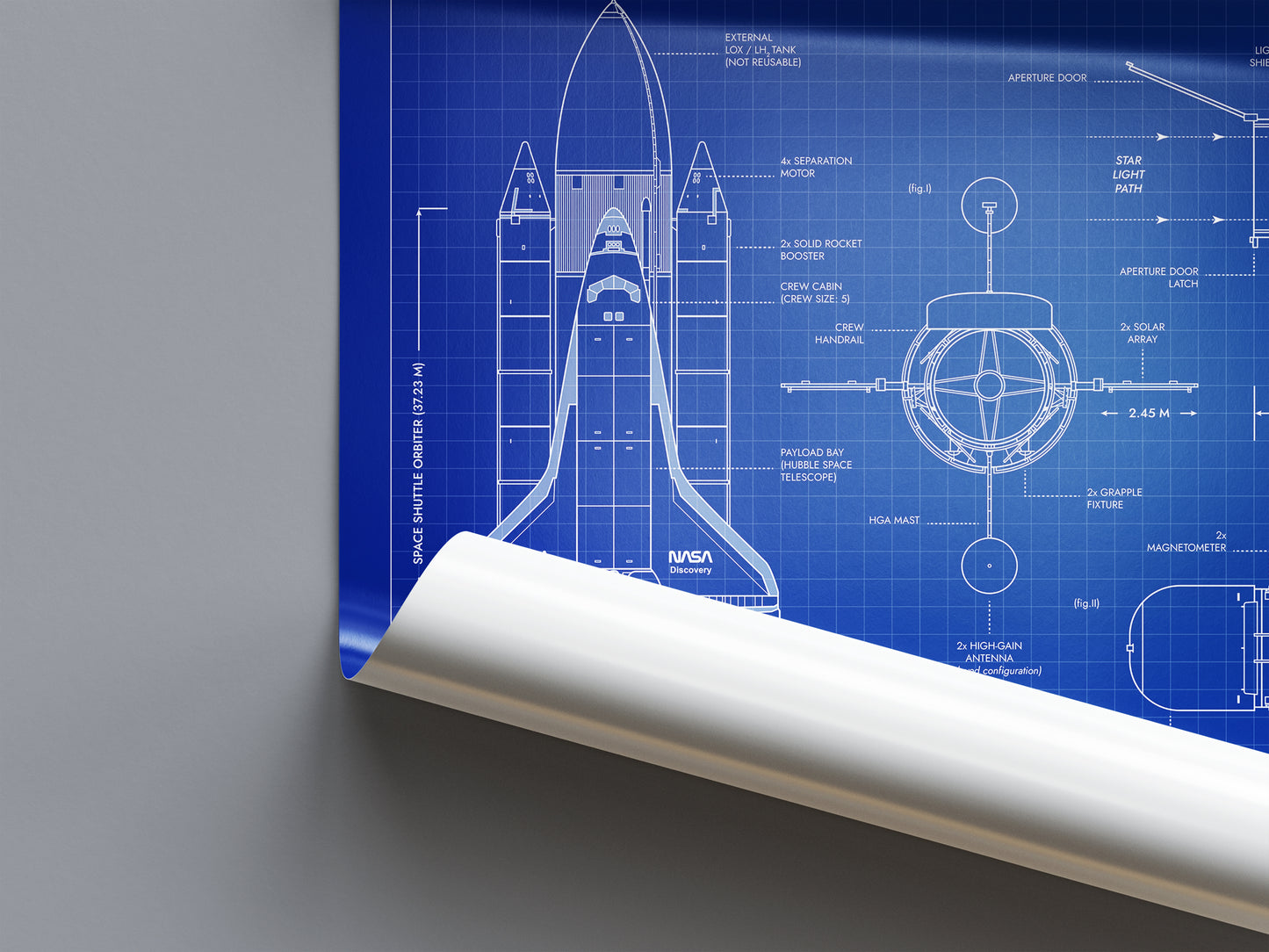Hubble Space Telescope Poster