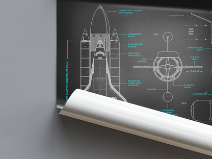 Hubble Space Telescope Poster