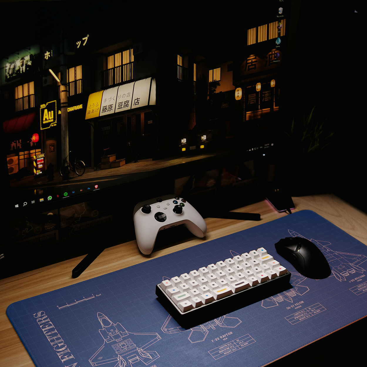 5th Gen Fighters Desk Mat