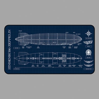 Hindenburg Zeppelin Desk Mat