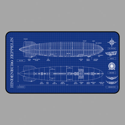 Hindenburg Zeppelin Desk Mat