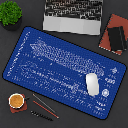 Hindenburg Zeppelin Desk Mat