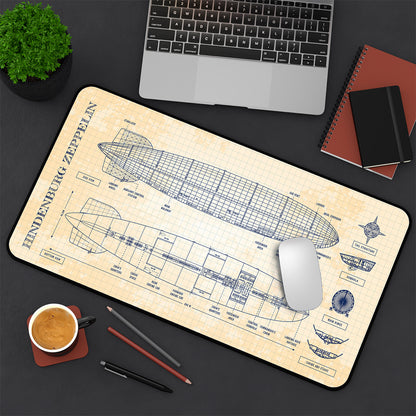 Hindenburg Zeppelin Desk Mat