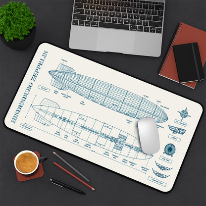 Hindenburg Zeppelin Desk Mat
