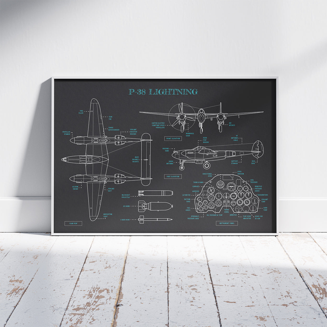 P-38 Lightning Poster