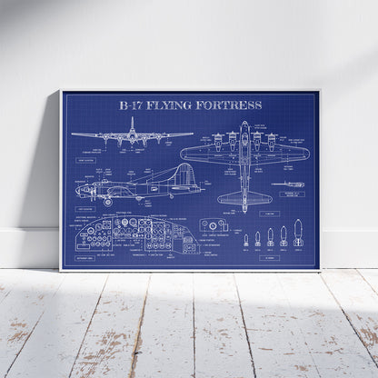 B-17 Flying Fortress Poster