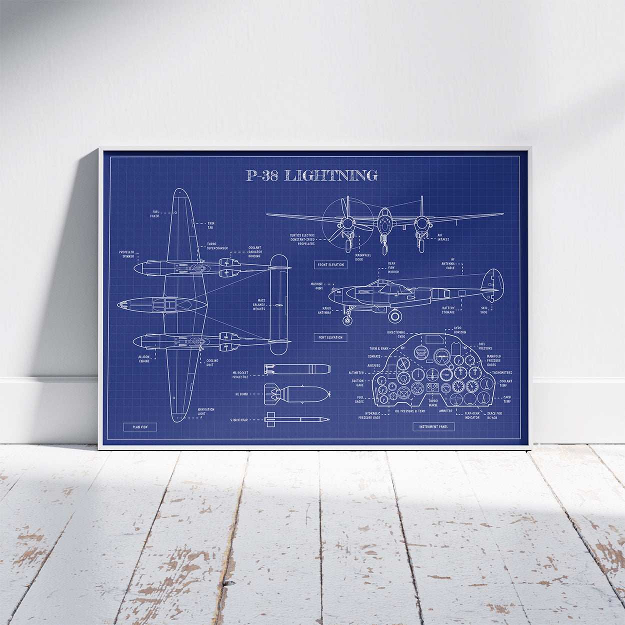 P-38 Lightning Poster