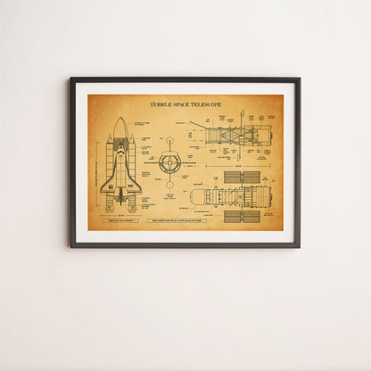 Hubble Space Telescope Poster