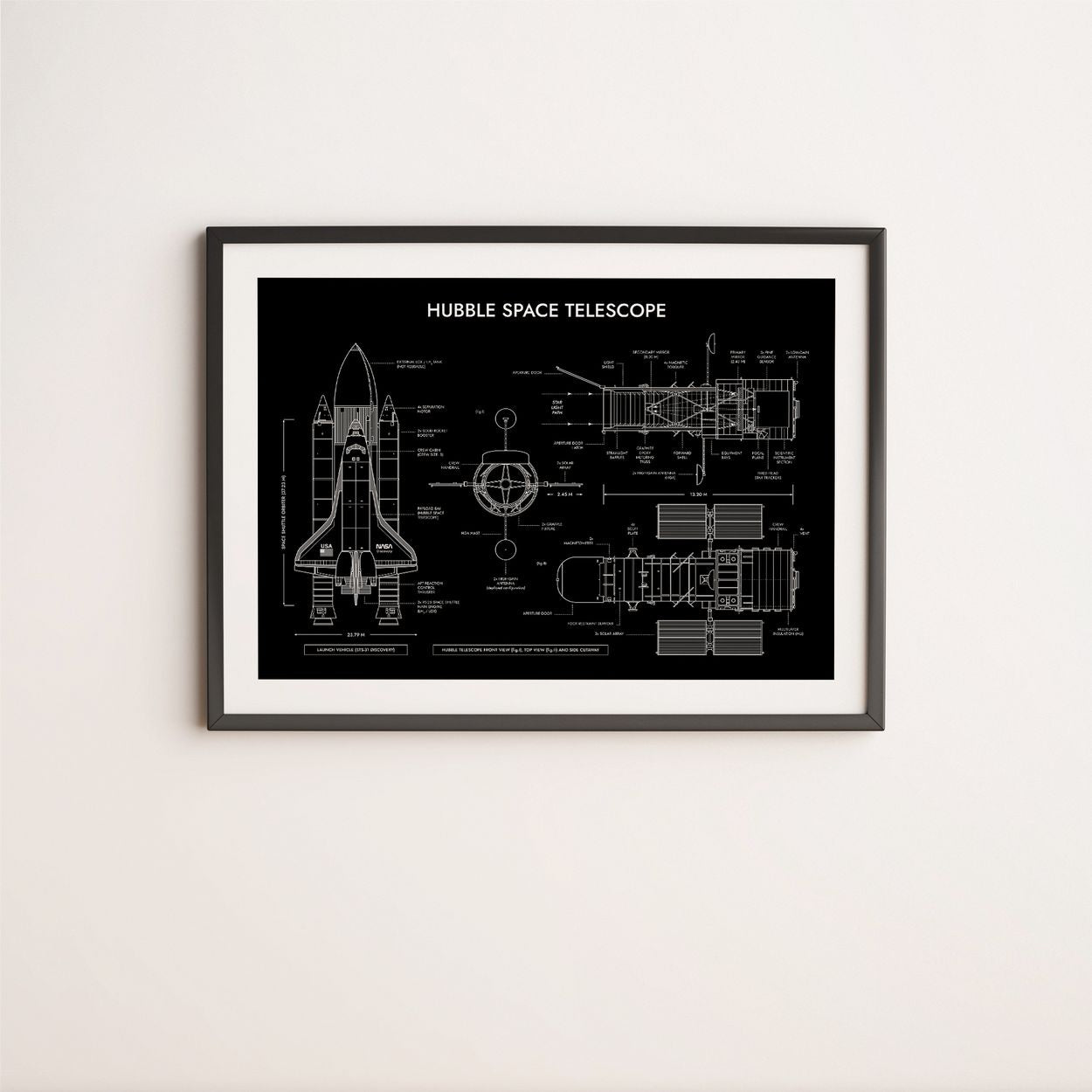 Hubble Space Telescope Poster