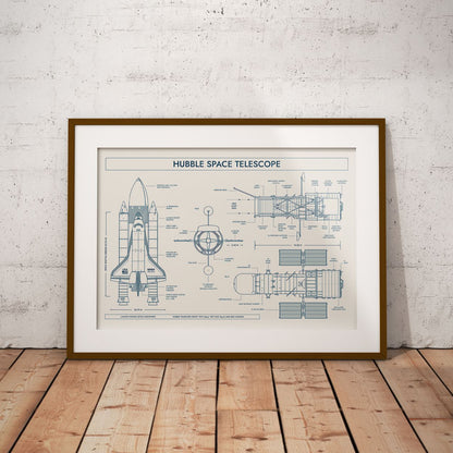 Hubble Space Telescope Poster
