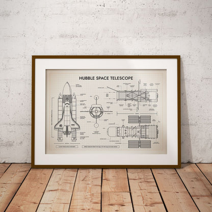 Hubble Space Telescope Poster