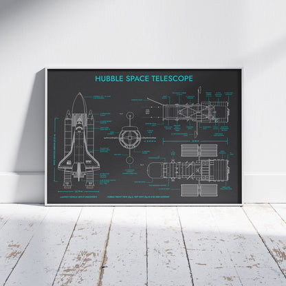 Hubble Space Telescope Poster