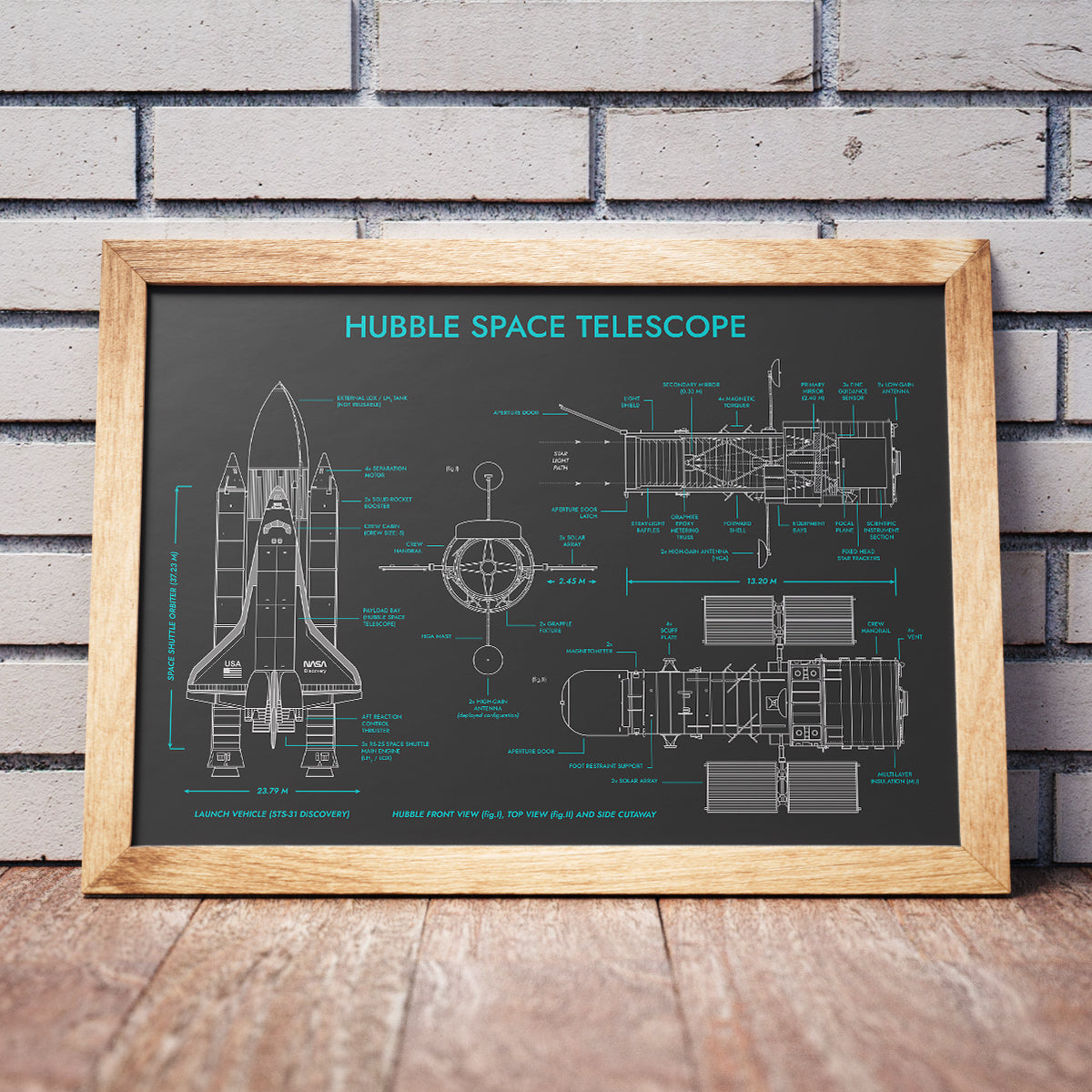 Hubble Space Telescope Poster