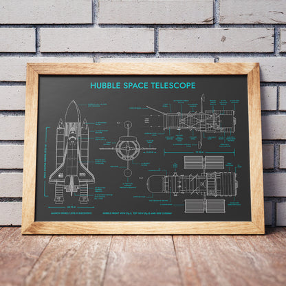 Hubble Space Telescope Poster