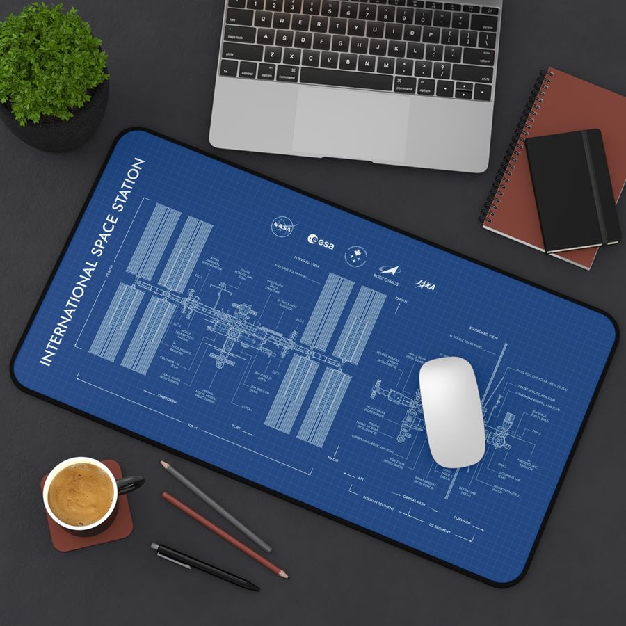 International Space Station Desk Mat