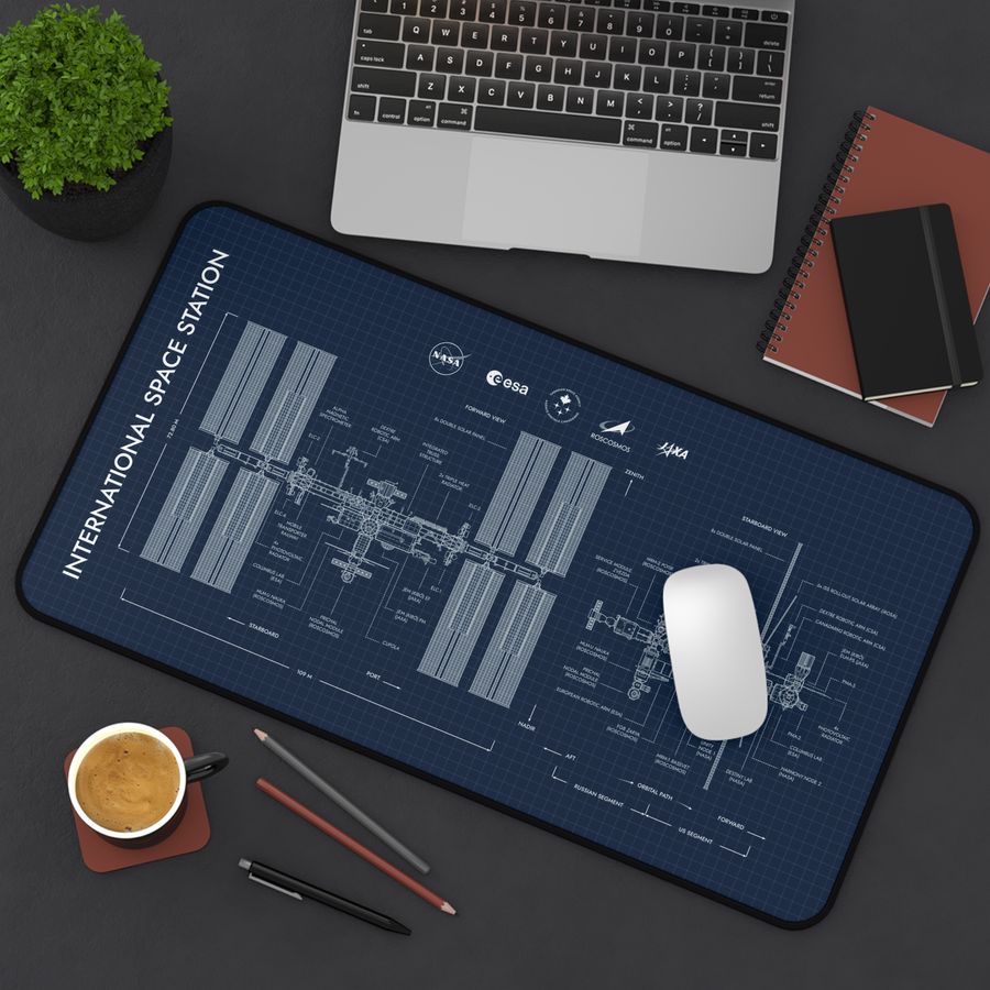 International Space Station Desk Mat