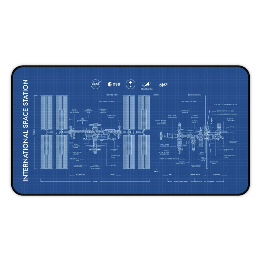 International Space Station Desk Mat