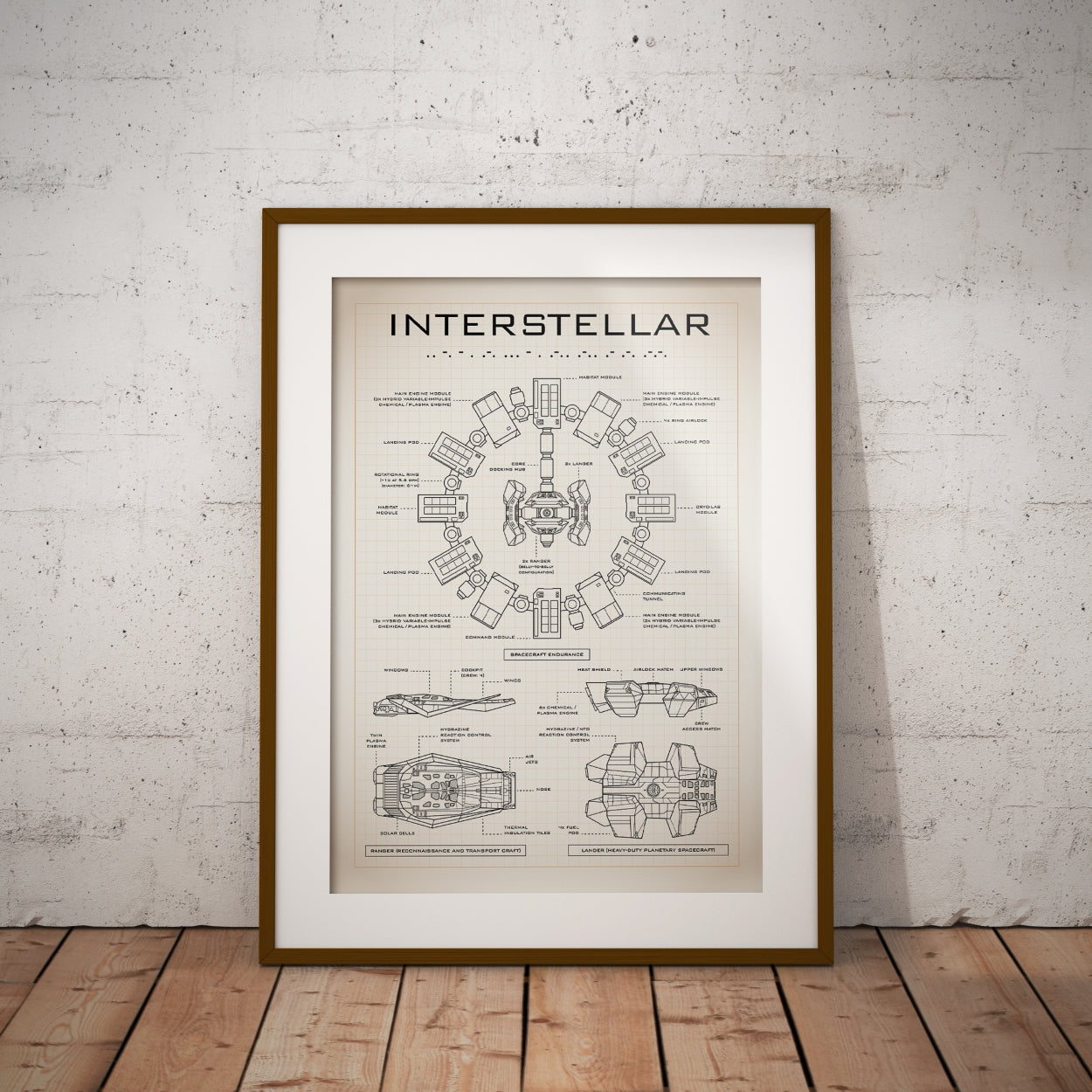 Interstellar Vertical Poster