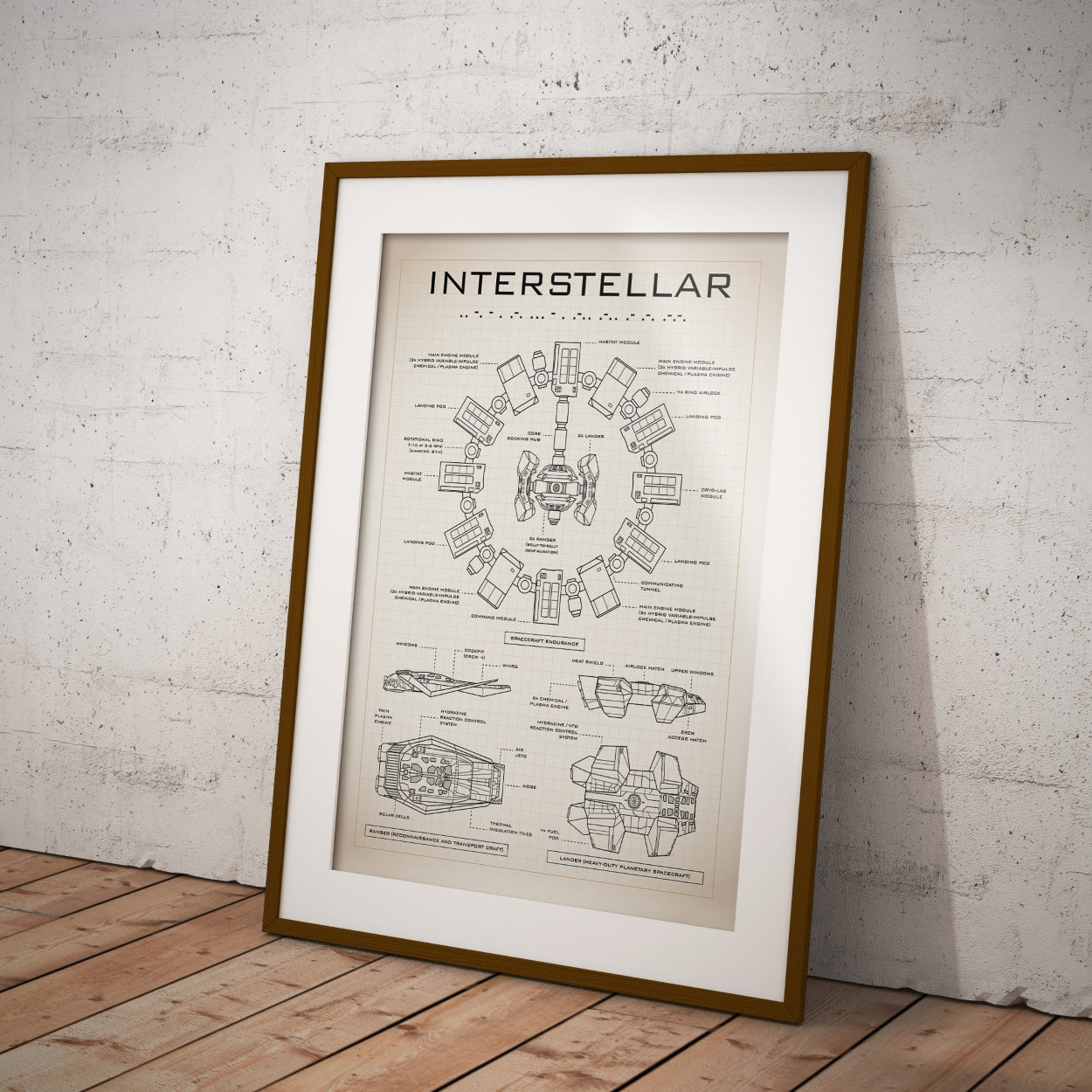 Interstellar Vertical Poster