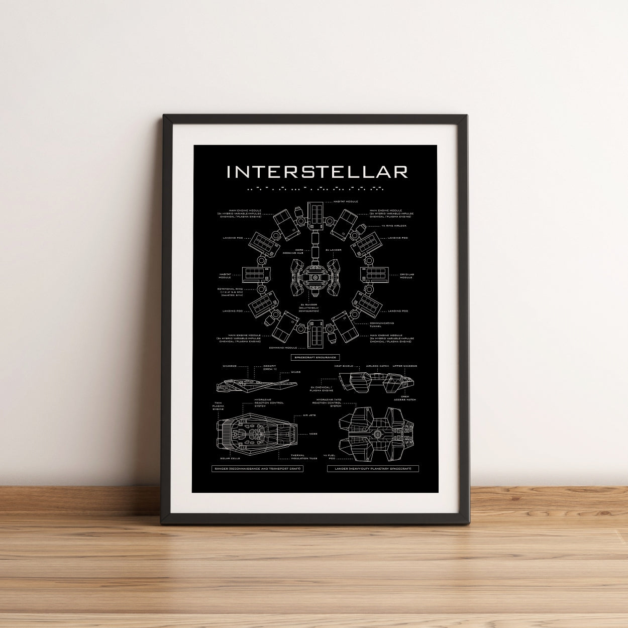 Interstellar Vertical Poster