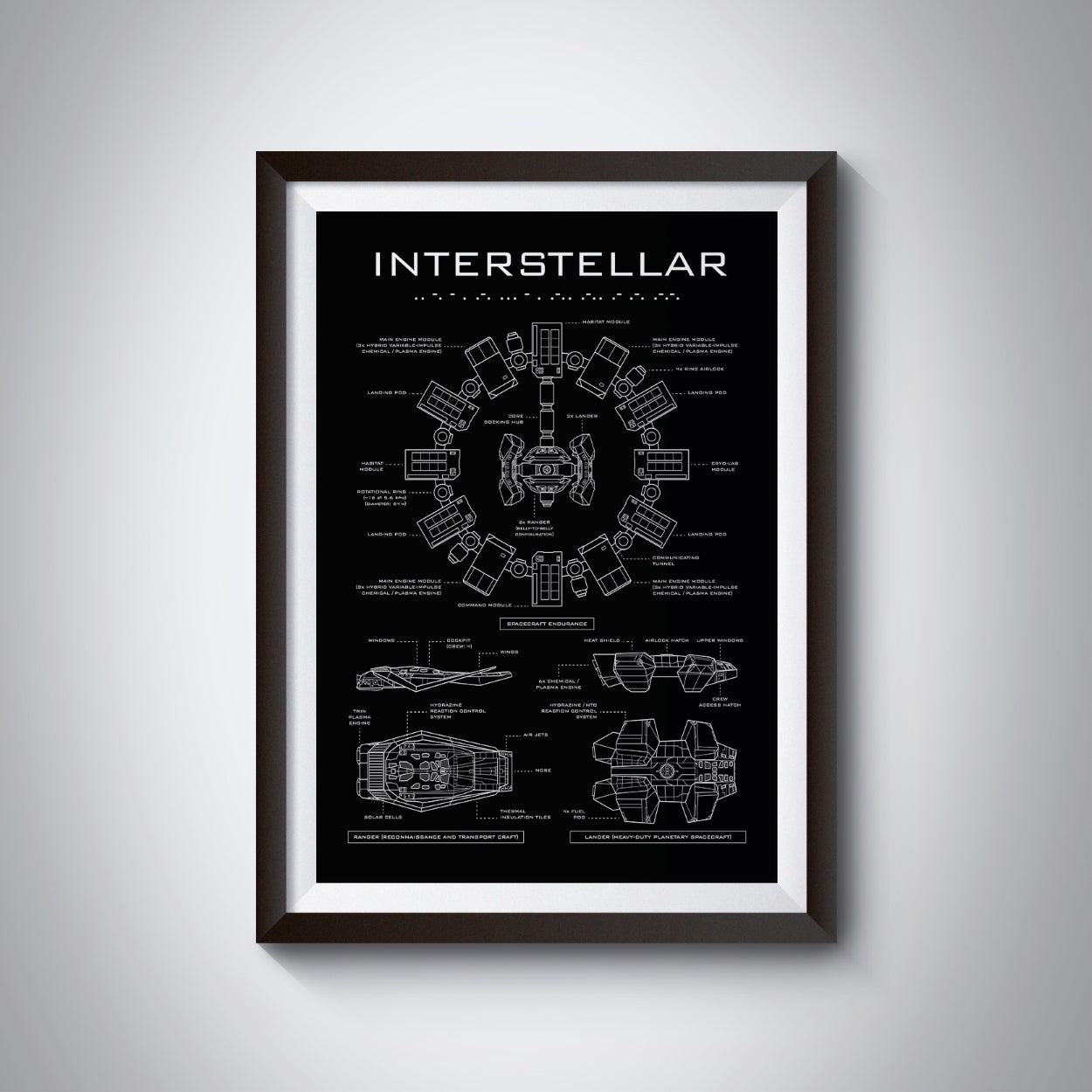 Interstellar Vertical Poster