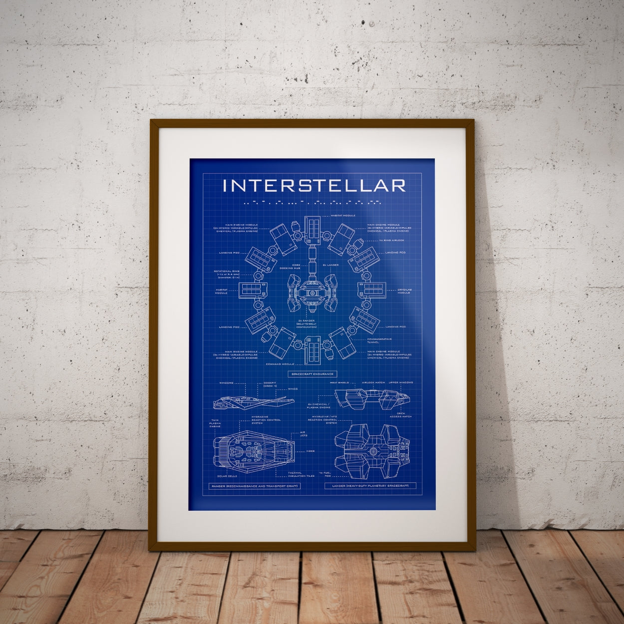 Interstellar Vertical Poster