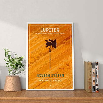 Jupiter. Chromatic Swirls (Interstellar Wilderness Reserve Bureau Series) Poster
