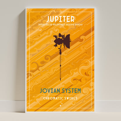 Jupiter. Chromatic Swirls (Interstellar Wilderness Reserve Bureau Series) Poster