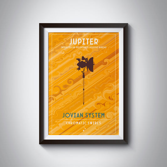Jupiter. Chromatic Swirls (Intestellar Wilderness Reserve Bureau Series) Poster