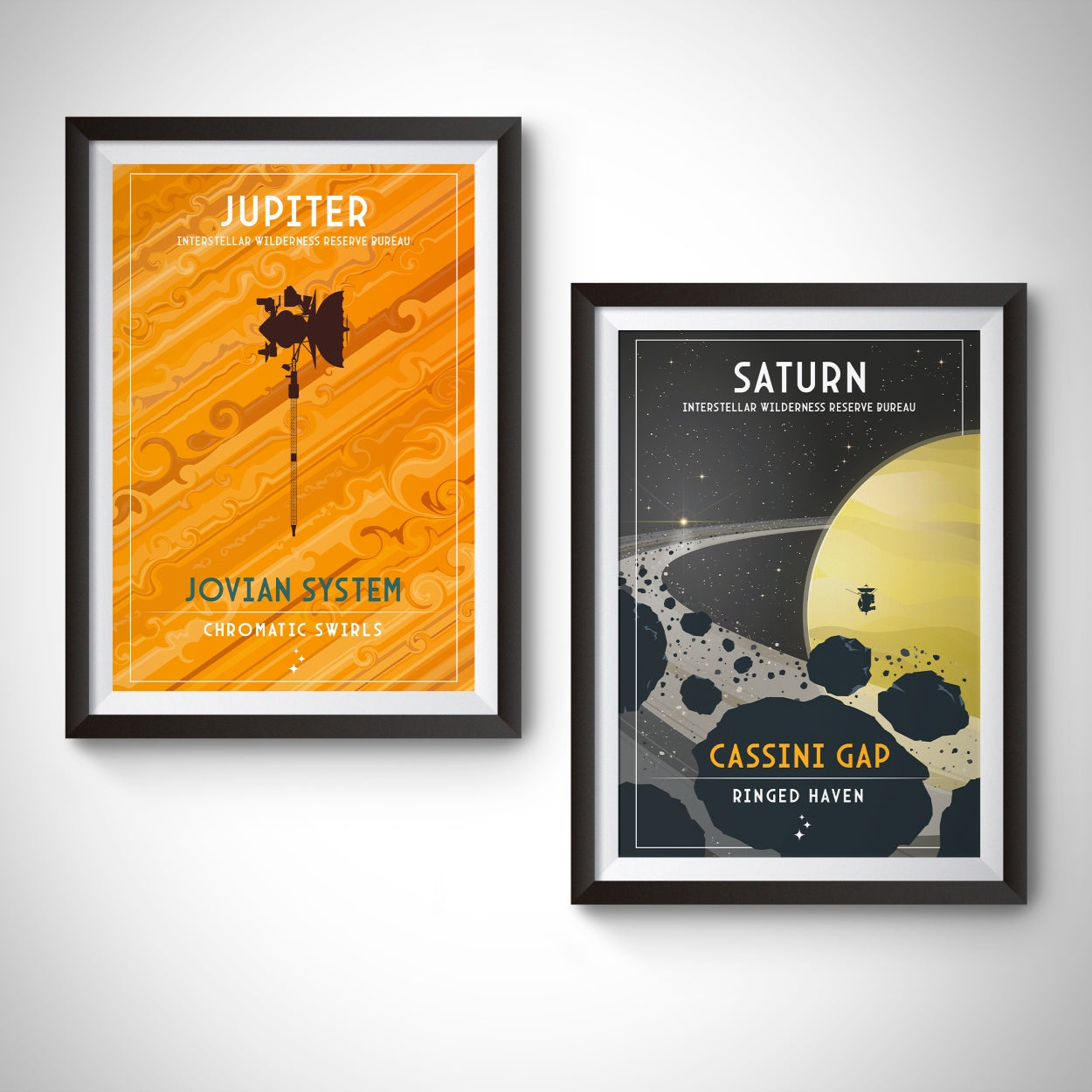 Jupiter. Chromatic Swirls (Interstellar Wilderness Reserve Bureau Series) Poster