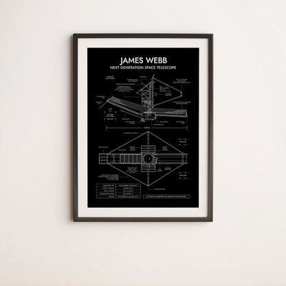 James Webb Space Telescope Vertical Poster