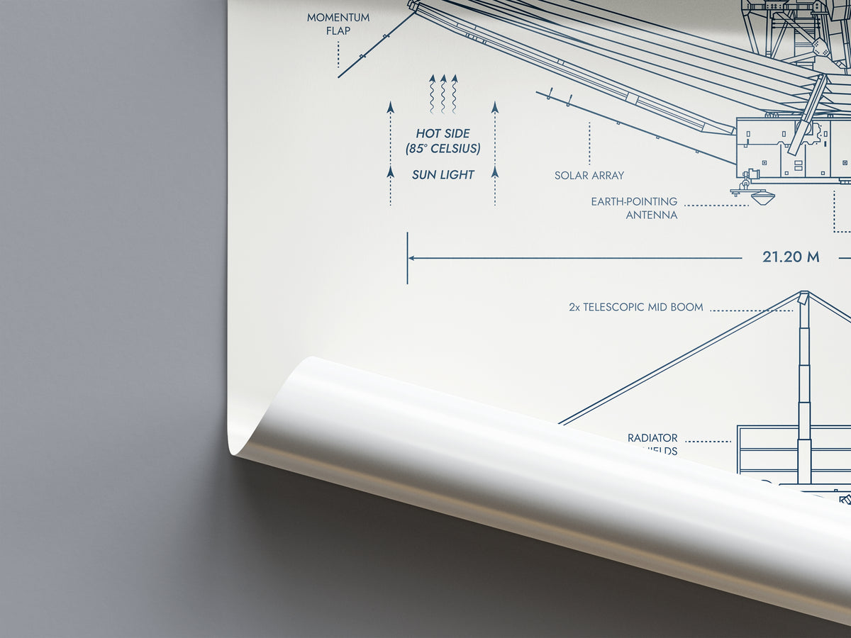 James Webb Space Telescope Vertical Poster