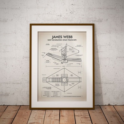 James Webb Space Telescope Vertical Poster