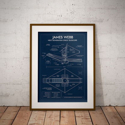 James Webb Space Telescope Vertical Poster