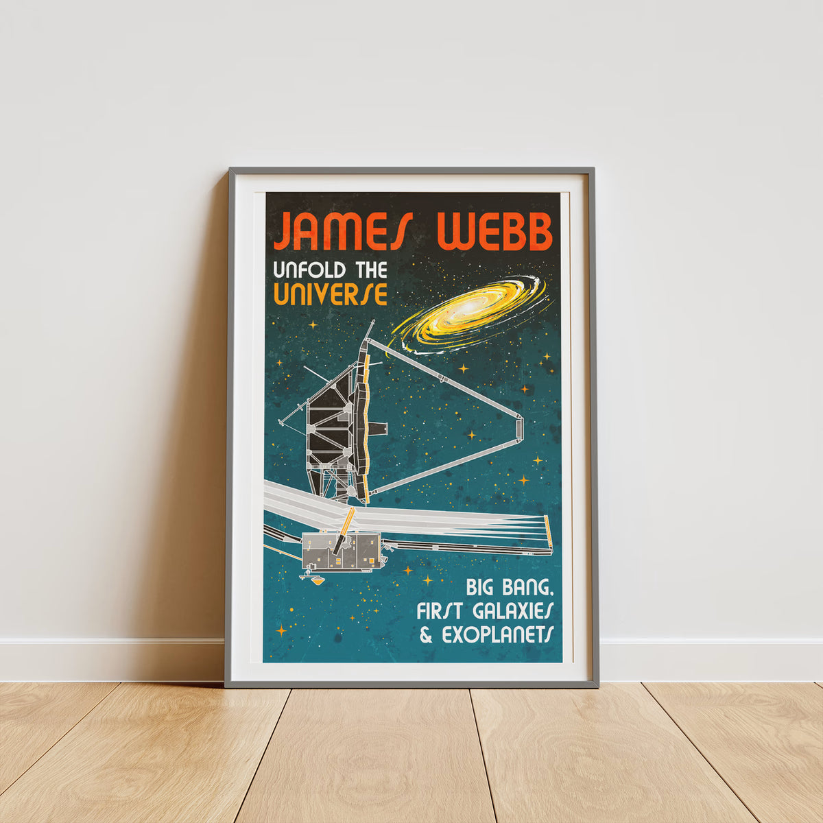 James Webb Space Telescope (Retro) Poster