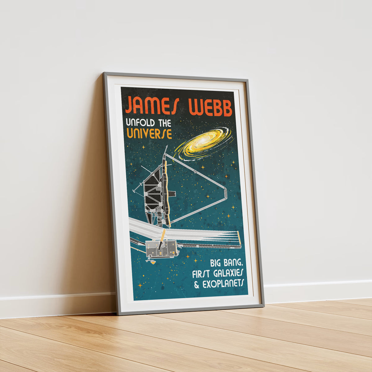 James Webb Space Telescope (Retro) Poster