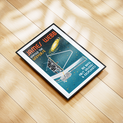 James Webb Space Telescope (Retro) Poster