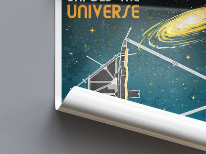James Webb Space Telescope (Retro) Poster
