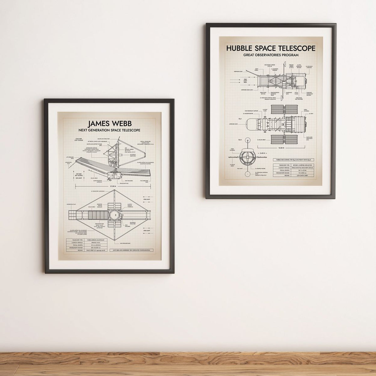 James Webb Space Telescope Vertical Poster