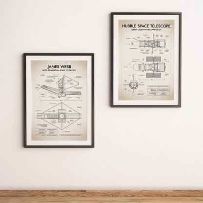 James Webb Space Telescope Vertical Poster