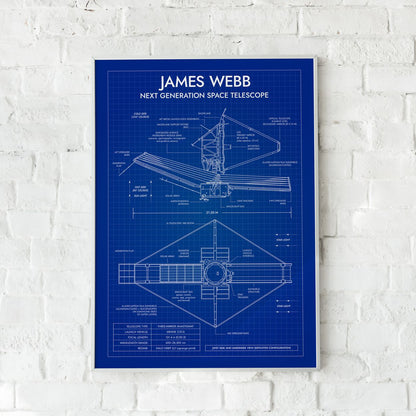 James Webb Space Telescope Vertical Poster