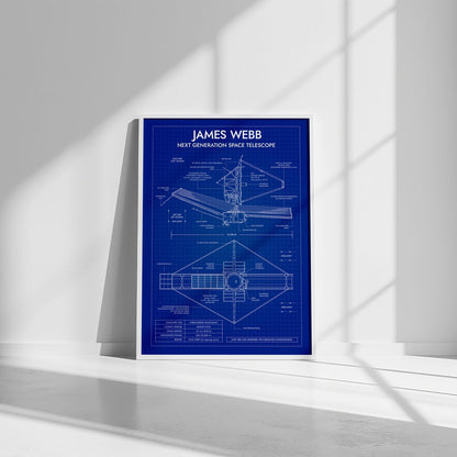 James Webb Space Telescope Vertical Poster