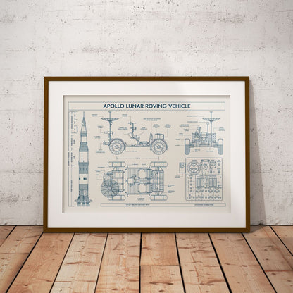 Apollo Lunar Roving Vehicle Poster