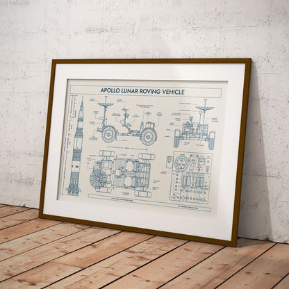Apollo Lunar Roving Vehicle Poster