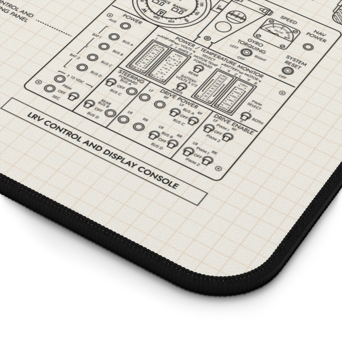 Apollo Lunar Roving Vehicle Desk Mat
